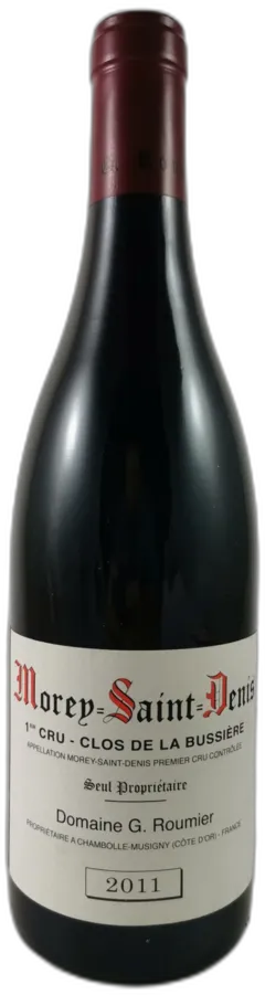 vue du vin Morey Saint-Denis Clos de la Bussière Domaine Georges Roumier 2011