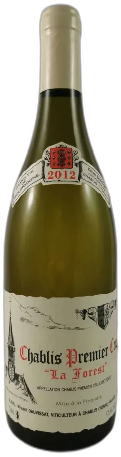 photo du vin Chablis la Forest Vincent Dauvissat 2012