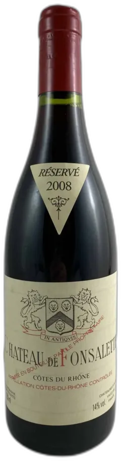 capture du vin Château de Fonsalette Scea Château Rayas 2008