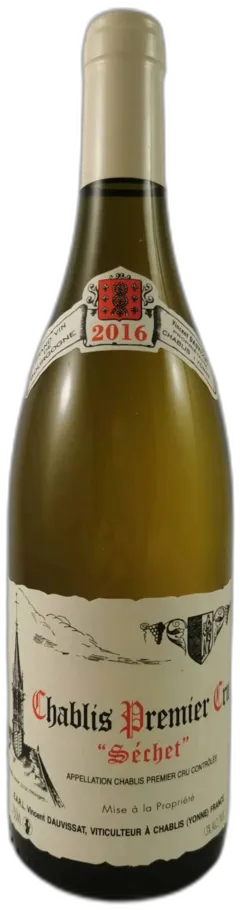photo du vin Chablis Séchet Vincent Dauvissat 2016