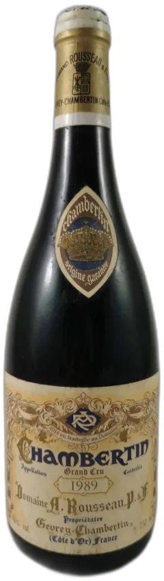 illustration du vin Chambertin Domaine Armand Rousseau 1989