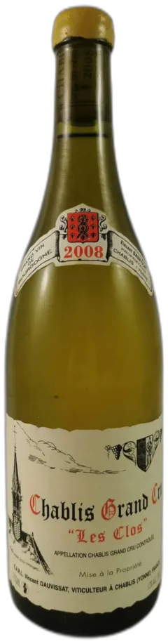 photo du vin Chablis les Clos Vincent Dauvissat 2008
