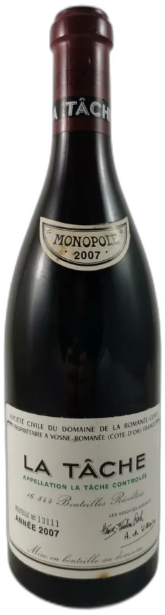 photos du vin la Tâche Domaine de la Romanée-Conti 2007
