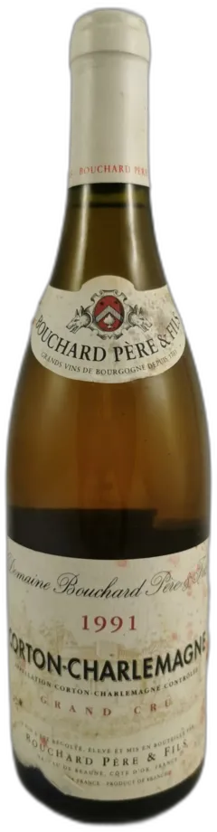 image du vin Corton-Charlemagne Bouchard Père & Fils 1991