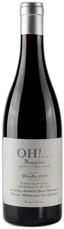 photo du vin Domaine Yann Bertrand "oh !..." Rouge 2024