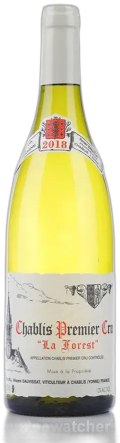 vue du vin Chablis la Forest