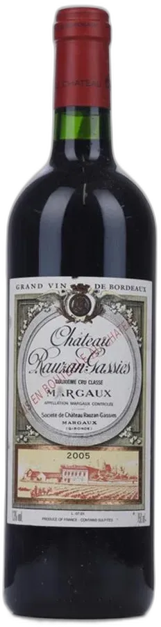 illustration du vin Rauzan Gassies