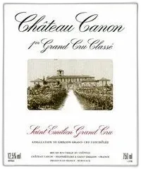 vue du vin Chateau Canon Premier Grand Cru Classe b Saint-Emilion Grand Cru