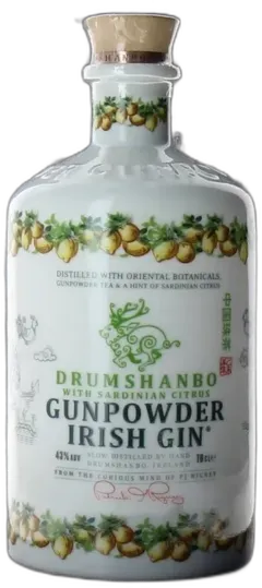 photo du vin Gin Gunpowder Sardinian Citrus Ceramic Bottle Drumshanbo