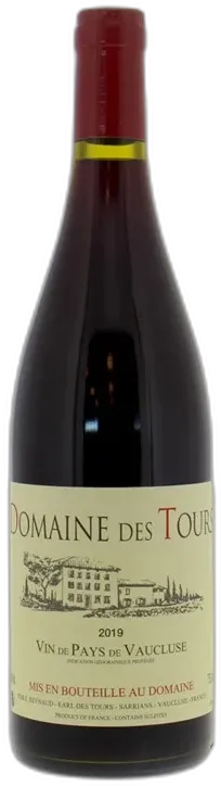image du vin Domaine des Tours Vin de Pays du Vaucluse