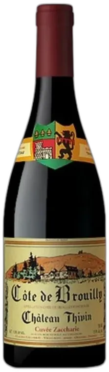 photo du vin Château Thivin Cuvée Zaccharie