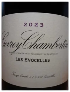 photo du vin Gevrey Chambertin Les Evocelles