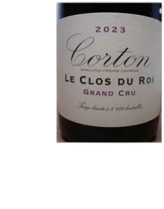 photo du vin Corton Clos du Roi Grand Cru Domaine de la Vougeraie