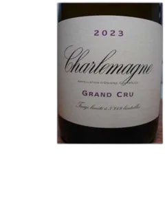 vue du vin Corton Charlemagne