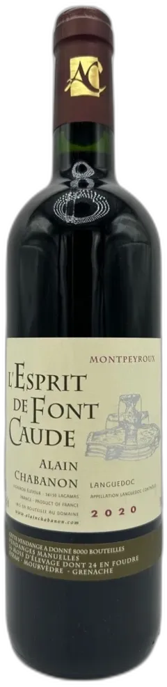 photo du vin l’Esprit de Font Caude