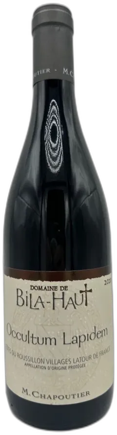 photo du vin Domaine de Bila-Haut Occultum Lapidem Chapoutier Languedoc Roussillon France