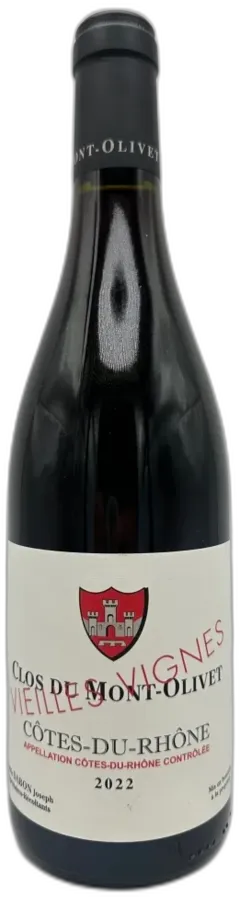 photo du vin Clos du Mont-Olivet Cotes du Rhone Vieilles Vignes Vallée du Rhône France