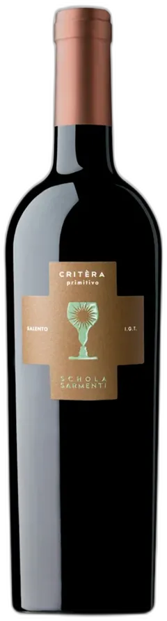 capture du vin Critera Primitivo Salento Rouge 2023
