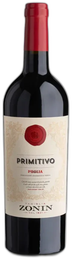 image du vin Zonin Seal Collection Primitivo Puglia