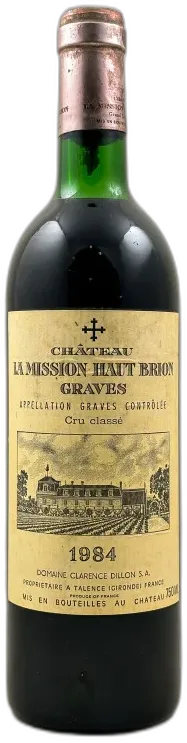 photo du vin Mission Haut Brion Graves 1984
