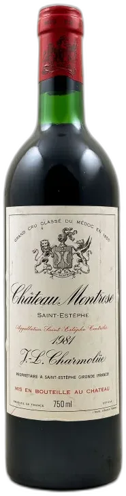 photo du vin Montrose Saint Estèphe