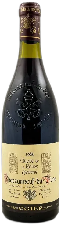 photo du vin Ogier Chateauneuf du Pape "Cuvée de la Reine Jeanne" 1988