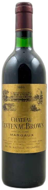 photo du vin Cantenac Brown Margaux 1986