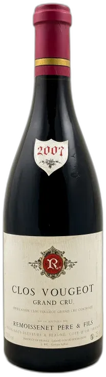 photo du vin Remoissenet Clos Vougeot 2007