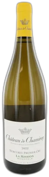 vue du vin Mercurey Blanc 1er Cru la Mission 2022 Château de Chamirey