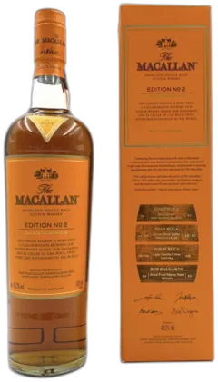 vue du vin Whisky Macallan Edition n°2 Single Malt Scotch Whisky