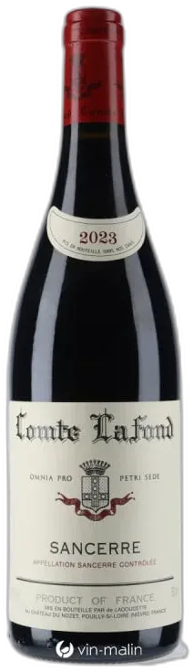 capture du vin Comte Lafond Sancerre Rouge