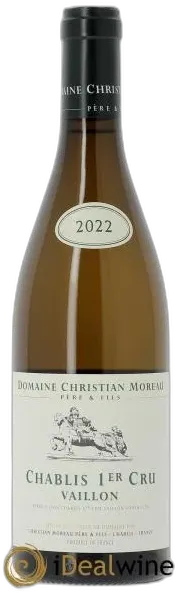 photo du vin Chablis 1er Cru Vaillons Christian Moreau 2022