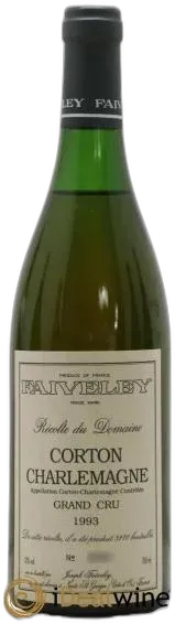 photo du vin Corton-Charlemagne Grand Cru Faiveley 1993