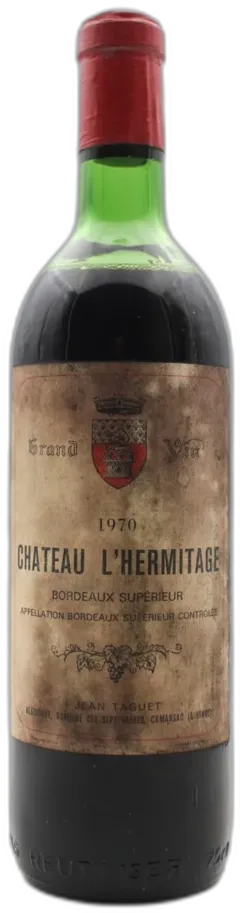 capture du vin Château l’Hermitage 1970