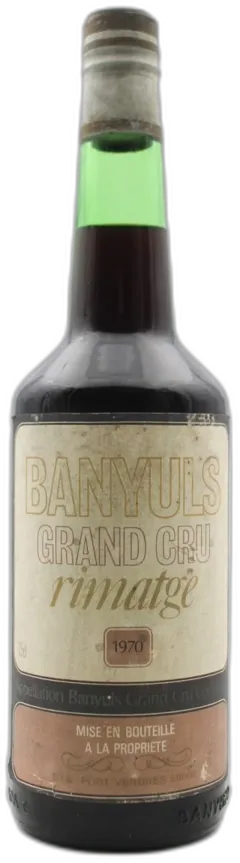 capture du vin Banyuls Grand Cru Rimatge 1970 Stb Port