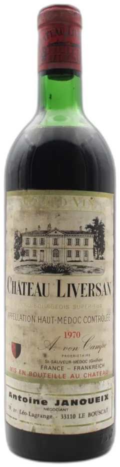 aperçu du vin Château Liversan 1970