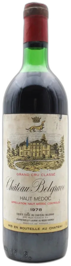 photo du vin Château Belgrave