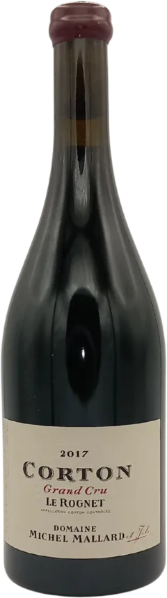 photo du vin Corton le Rognet Grand Cru 2017 Domaine Michel Mallard