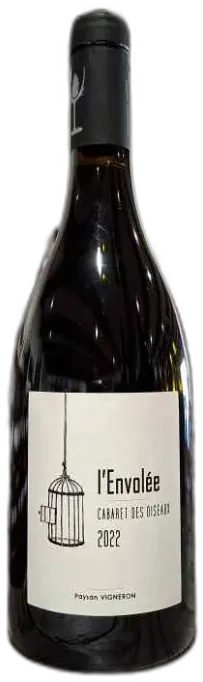 image du vin Vin de France l’Envolée Pinot Noir Cabaret des Oiseaux 2022