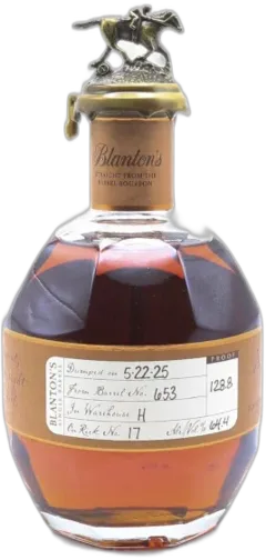 capture du vin Blanton’s Straight From The Barrel