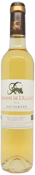 photo du vin Domaine de l’Alliance Sauternes Liquoreux