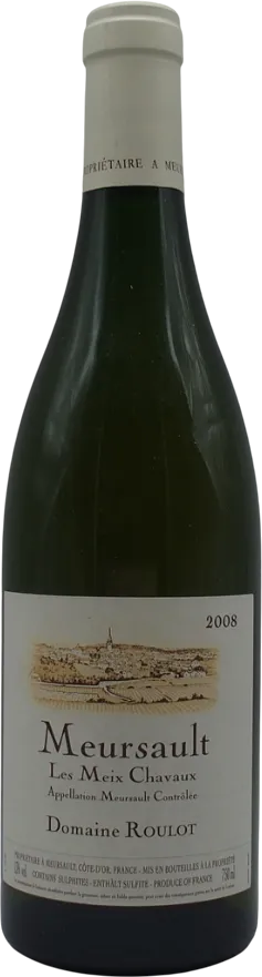 illustration du vin Meursault les Meix Chavaux 2008