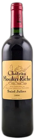 photos du vin Château Moulin Riche Saint-Julien Rouge 2006