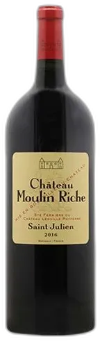 photo du vin Château Moulin Riche Saint-Julien Rouge 2016 Magnum