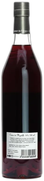 capture du vin Crème de Myrtille Briottet
