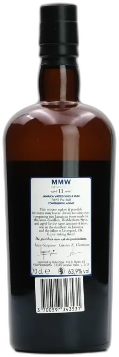 photo du vin Rhum Velier 11 Ans Mmw Wedderburn