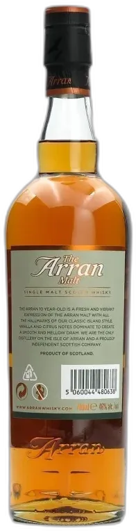 illustration du vin Arran 10 Ans