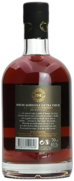 illustration du vin Rhum Grande Réserve XO HSE