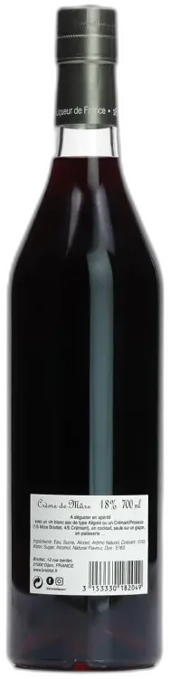 photo du vin Crème de Mûre Briottet