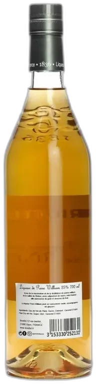 photo du vin Liqueur de Poire William